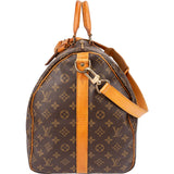 Louis Vuitton Monogram Canvas Keepall 55 Bandoulière Travel Bag