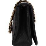 Chanel Quilted Lambskin 24K Gold Turnlock Single Flap Crossbody Bag - vintageandkickz