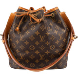 Louis Vuitton Monogram Canvas Sac Noé Petit Shoulder Bag
