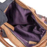 Miu Miu Leather Multicolor Patchwork Hobo Handbag