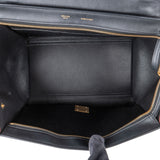 Céline Tricolor Suede Leather Trapeze Handbag