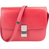 Celine Pink Classic Boxcalf Leather Triomphe Shoulder Bag