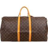 Louis Vuitton Monogram Canvas Keepall 55 Bandoulière Travel Bag
