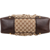Gucci Monogram GG Canvas Horsebit Hobo Shoulder Bag
