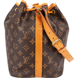 Louis Vuitton Monogram Canvas Sac Noé Petit Shoulder Bag