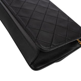 Chanel Quilted Lambskin 24K Gold Single Flap Crossbody Bag