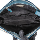Loewe Leather and Canvas Anagram Studded Pochette Shoulder Bag