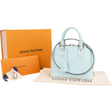 Louis Vuitton Light Blue Epi Leather Alma BB Handbag