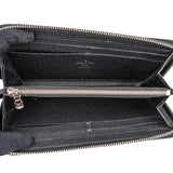 Louis Vuitton Noir Epi Leather Clemence Wallet