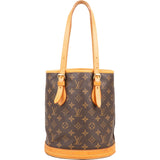 Louis Vuitton Monogram Canvas Bucket PM Shoulder Bag