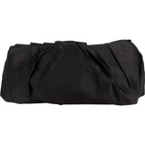 Prada Black Satin Pleated Clutch