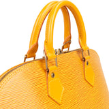 Louis Vuitton Yellow Epi Leather Alma PM Handbag