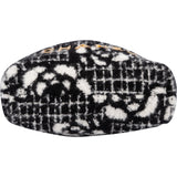 Chanel 22 Cashmere Checkered Rose Pattern Bucket Small Crossbody Handbag