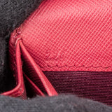 Prada Pink Saffiano Leather Continental Wallet
