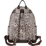 MCM Visetos Python Embossed Studded Stark Large Backpack