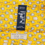 Hermès Elephant & Palm Tree Print Silk Tie Krawatte