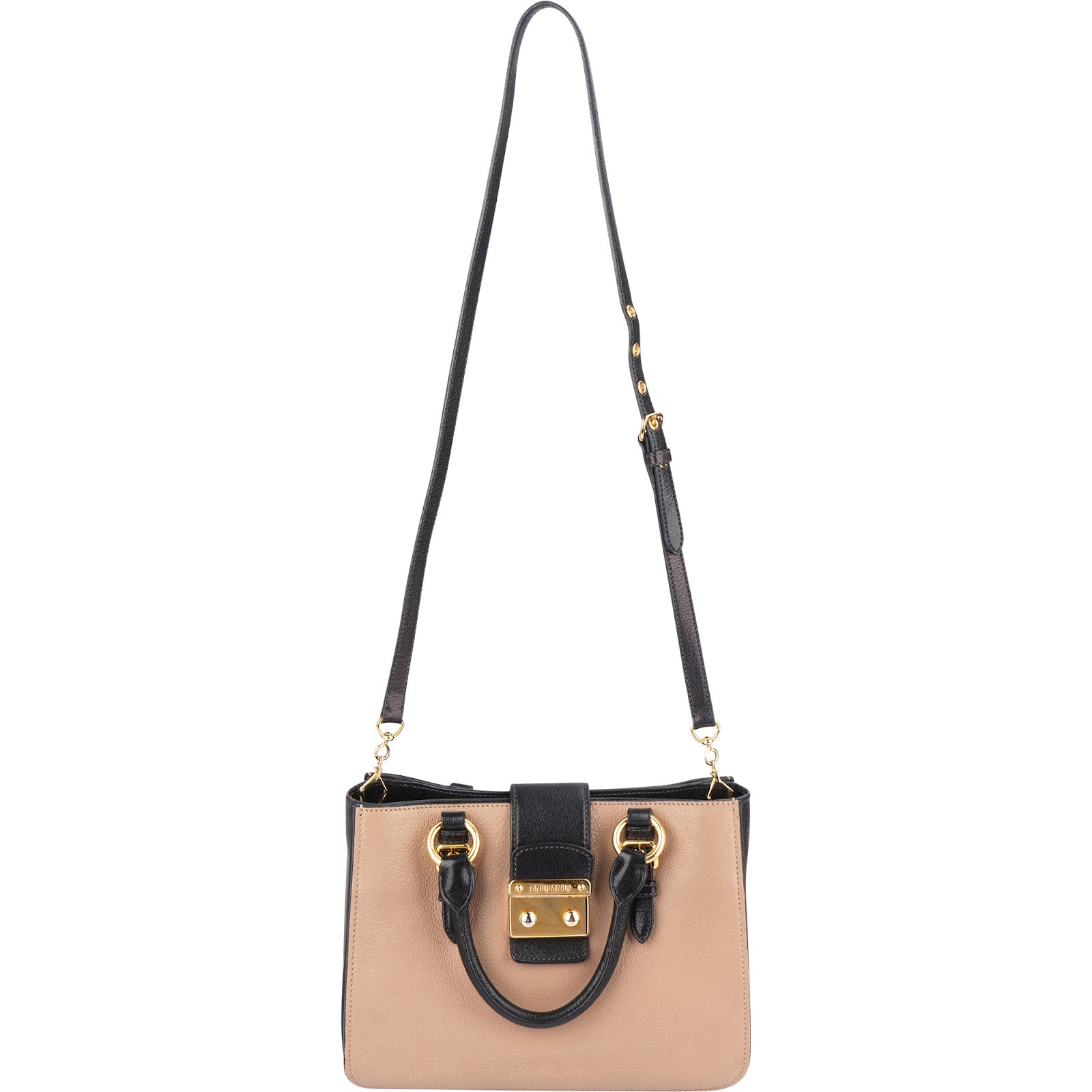 [🔄️B24 / F20] Miu Miu Multicolor Madras Leather Top Handle Crossbody Bag - vintageandkickz