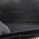 Saint Laurent Grain De Poudre Monogram Wallet On Chain Crossbody Bag
