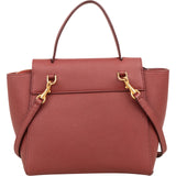 Céline Red Grained Calfskin Nano Belt Handbag