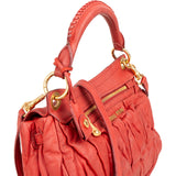 Miu Miu Matelassé Leather Coffer Handbag