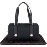 Gucci Monogram GG Canvas Boston 30 Shoulder Bag