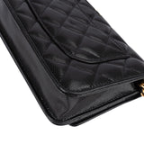Chanel Quilted Caviar Leather Wallet On Chain Crossbody Bag