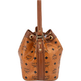 MCM Monogram Visetos Drawstring Handbag