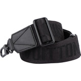 Louis Vuitton Black Leather & Cottton Emblem Adjustable Bags Strap