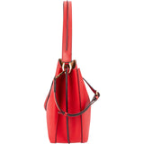 MCM Visetos Pebbled Leather Milla Hobo Shoulder Bag