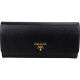 Prada Vitello Move Leather Continental Wallet