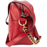 Gucci Matelassé Leather GG Marmont Camera Crossbody Bag