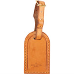 [🔄️B10 / F43] Louis Vuitton Vachetta Leather Luggage Tag - vintageandkickz