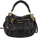 Miu Miu Matelassé Leather Coffer City Handbag