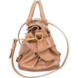 Miu Miu Vitello Lux Leather Bow Handbag