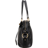 Yves Saint Laurent Black Leather Muse Shoudler Bag