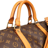 Louis Vuitton Monogram Canvas Keepall 60 Bandoulière Travel Bag