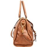 Miu Miu Vitello Lux Shine Leather Bauletto Handbag
