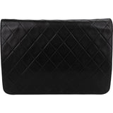 Chanel Quilted Lambskin 24K Single Flap Shoulder Bag