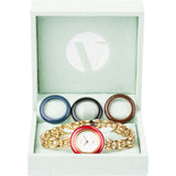 Gucci Gold Tone Change Bezel 11/12.2 Chain Woman Watch