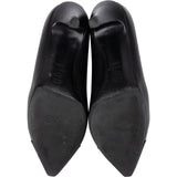 Chanel Black Leather Cap Toe Pumps (36,5)