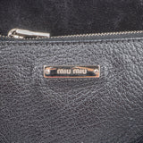 Miu Miu Grained Leather Shopping Tote Shoulder Bag