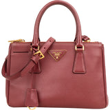 Prada Saffiano Leather Small Galleria Handbag