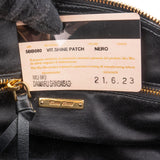 Miu Miu Vitello Shine Lux Stitched Small Bauletto Handbag