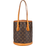 Louis Vuitton Monogram Canvas Bucket PM Shoulder Bag