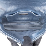 Miu Miu Metallic Matelassé Nappa Leather Crystal Embellished Crossbody Bag