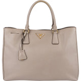 Prada Saffiano Leather Galleria Shopping Handbag