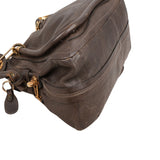 Chloé Brown Leather Paraty Shoulder Handbag