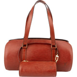 Louis Vuitton Kenyan Fawn Epi Leather Soufflot Handbag Set