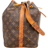 Louis Vuitton Monogram Canvas Sac Noé Petit Shoulder Bag