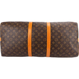 Louis Vuitton Monogram Canvas Keepall 55 Bandoulière Travel Bag